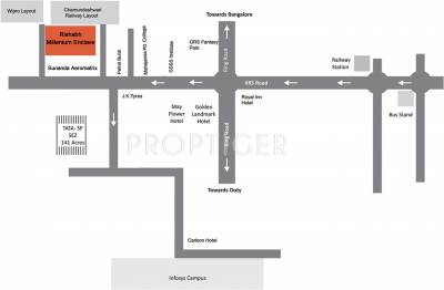 Images for Location Plan of Rishabh Millennium Enclave