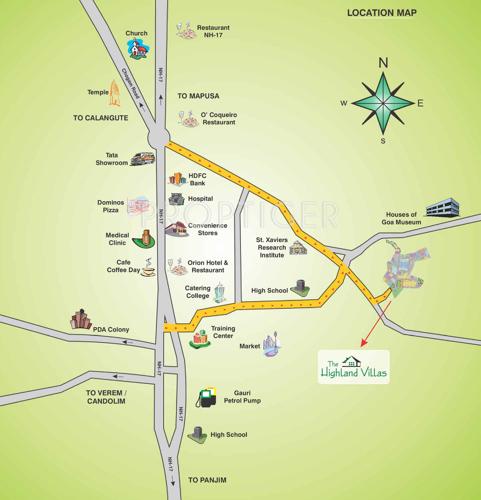  villas Images for Location Plan of Highland Villas