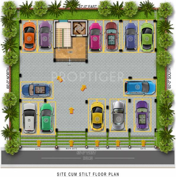 Blue Bells Cluster Plan for Ground Floor mkb-homes blue-bells Blue Bells Cluster Plan for Ground Floor