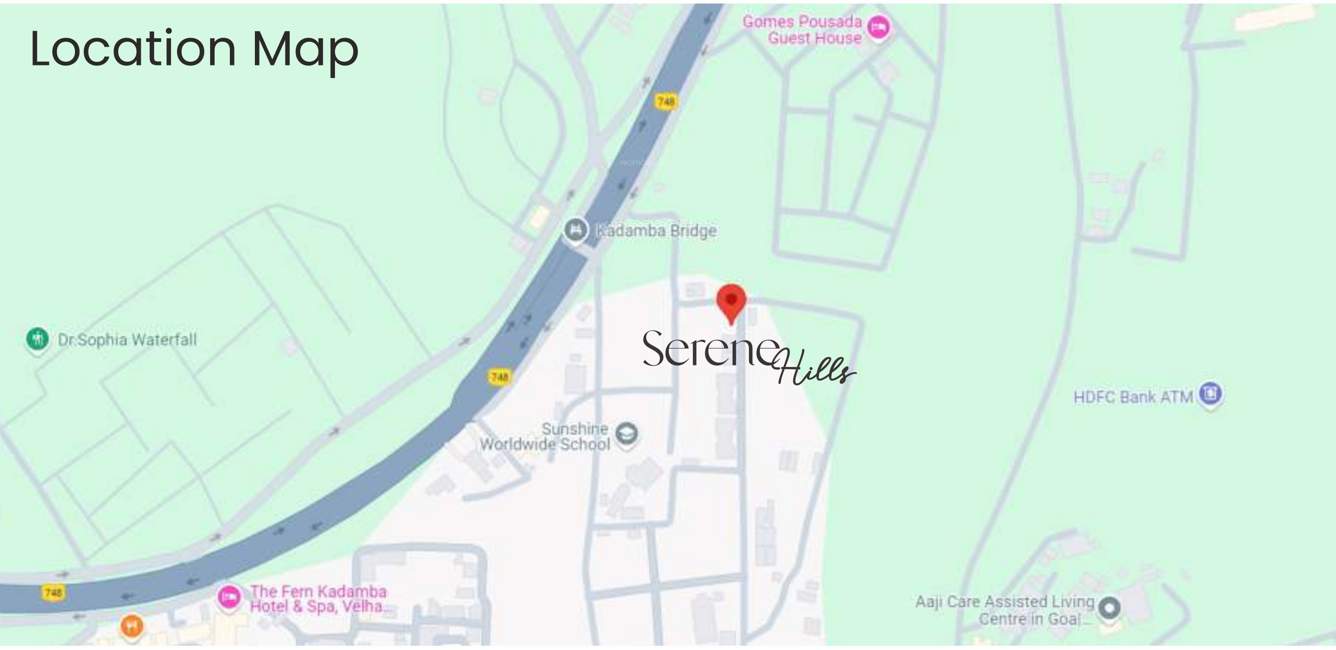  serene hills Location Plan
