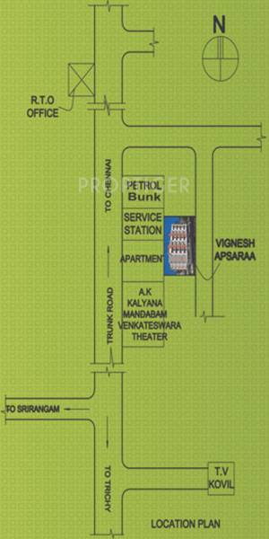 vignesh-flats-housing-promoters apsaraa Location Plan