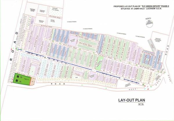 rp-green-estates-pvt-ltd green-estates-phase-2 Layout Plan