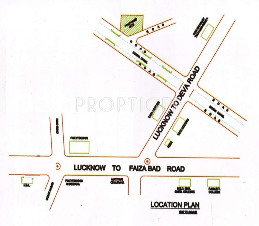 rp green estates pvt ltd rp green estates phase 2 Location Plan