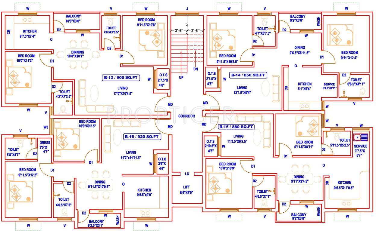 Images for Cluster Plan of Aishwarya Home Trichy Garden