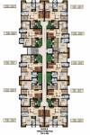 2a-construction green-woods-apartment Block B Cluster Plan from 1st to 4th Floor