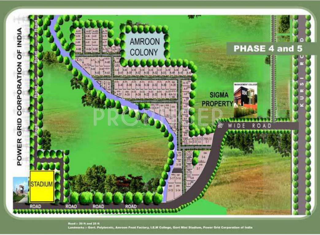 Images for Layout Plan of Sigma Amroon Colony