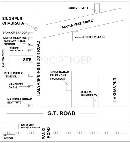 galaxy-real-estate shivalik-mittals-attalika Location Plan