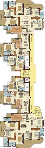 Imperial Residency Cluster Plan from 1st to 9th Floor chandak-builders-&-developers-pvt.-ltd imperial-residency Imperial Residency Cluster Plan from 1st to 9th Floor