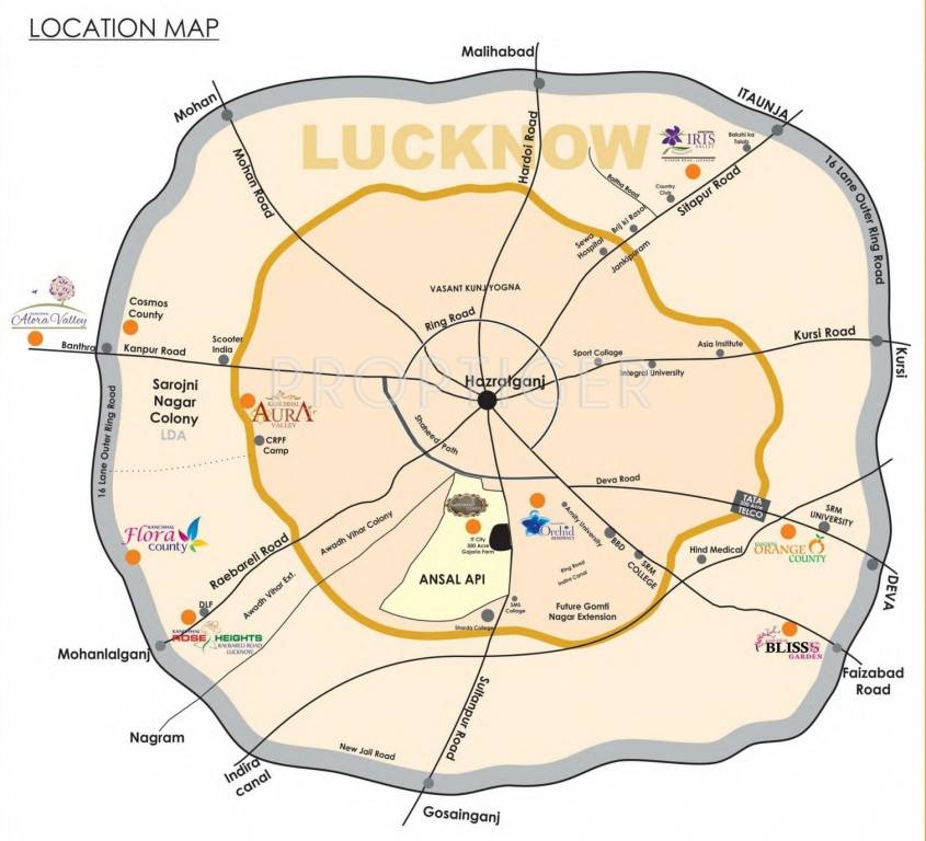 Images for Location Plan of Kanchhal Orange County