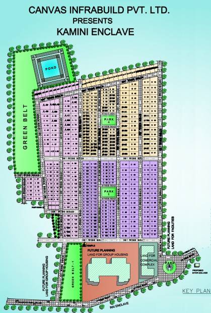 canvas-group kamini-enclave-phase-1 Layout Plan