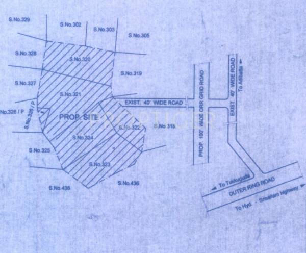 Images for Location Plan of SNR Adibatla Images for Location Plan of SNR Adibatla