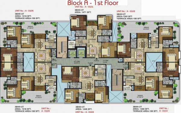 Images for Cluster Plan of Unishire Elan Images for Cluster Plan of Unishire Elan