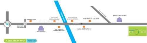  exotica Images for Location Plan of Awadh Exotica