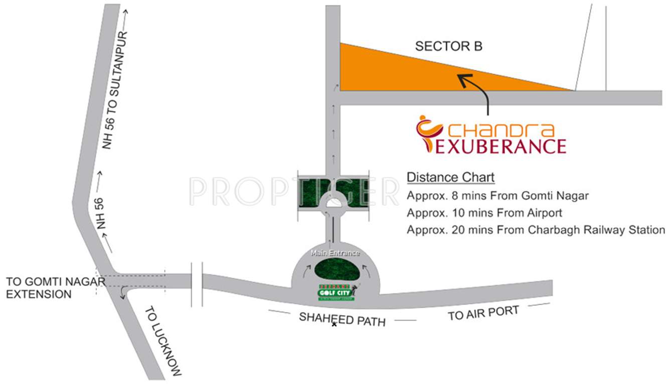  exuberance Images for Location Plan of Chandra Exuberance