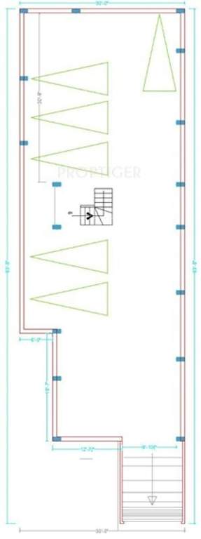 galaxy real estate shivalik abode Shivalik Abode Cluster Plan for Basement Floor