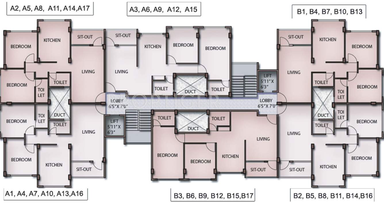Images for Cluster Plan of Maitreya Realtors Sankul