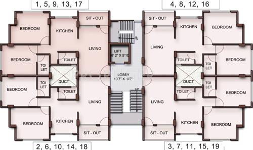 Images for Cluster Plan of Maitreya Realtors Sankul