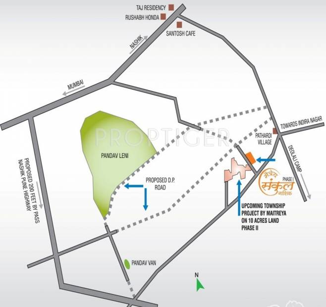 Images for Location Plan of Maitreya Realtors Sankul