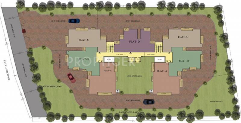 Images for Site Plan of Chandak Builders Imperial Court