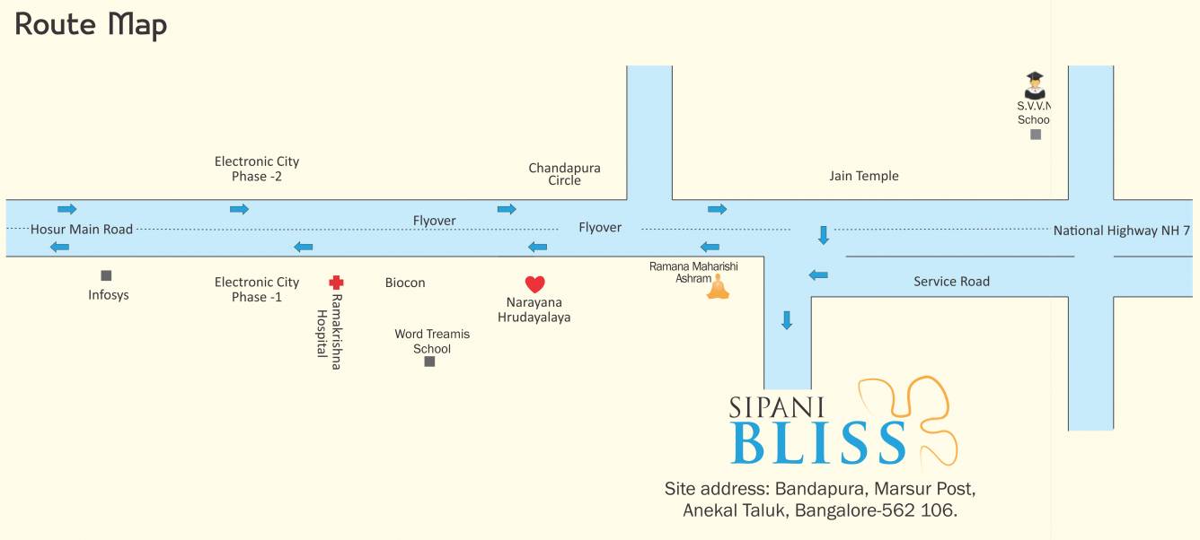 Images for Location Plan of Sipani Bliss II