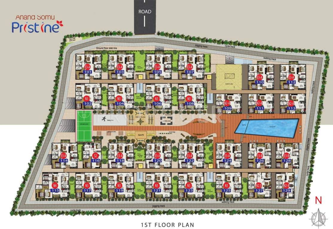 somu pristine Images for Cluster Plan of Anand Somu Pristine