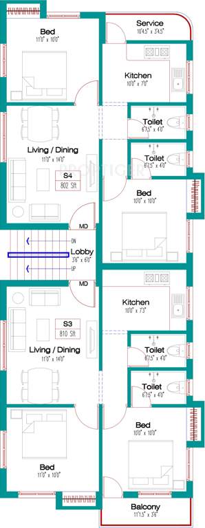 Images for Cluster Plan of Vetri Ramani Enclave