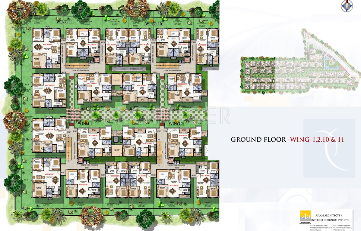 Images for Cluster Plan of Innovative Oak Garden