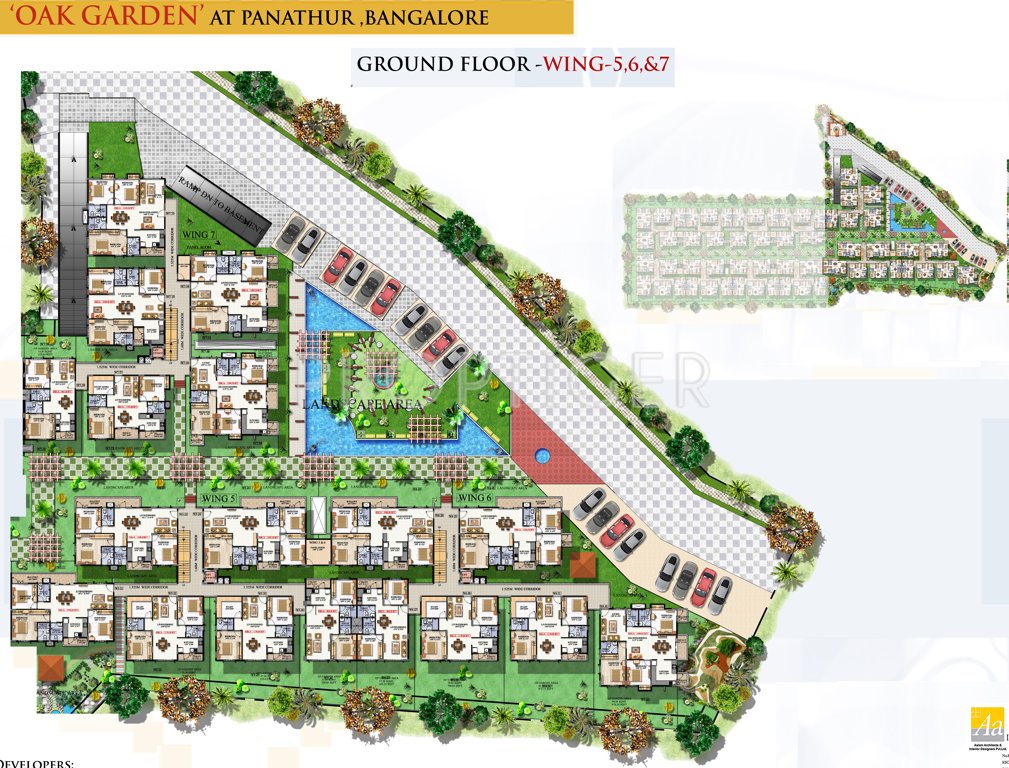 Images for Cluster Plan of Innovative Oak Garden