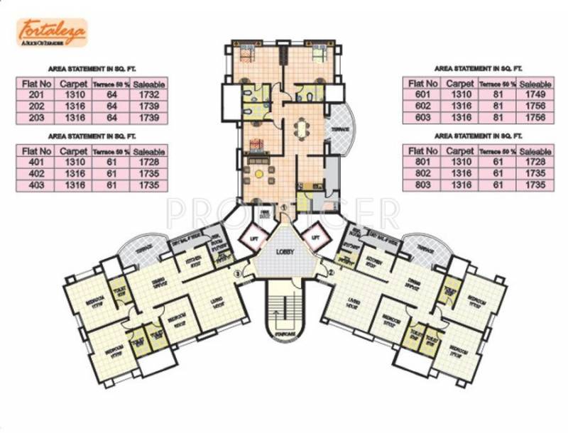  fortaleza Tower 3 Cluster Plan