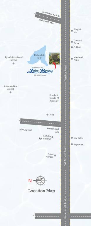 Images for Location Plan of Sumadhura Lake Breeze