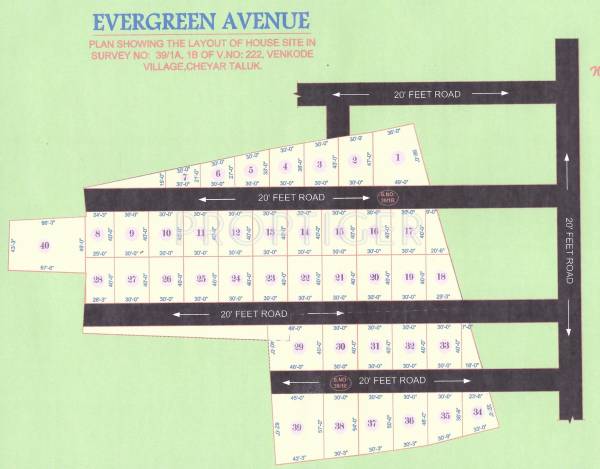Images for Layout Plan of Lands Evergreen Avenue