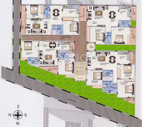  homes Images for Cluster Plan of Ram Homes