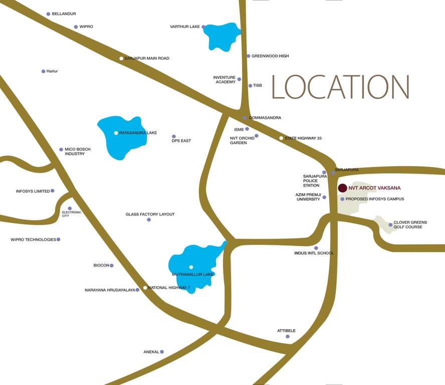  arcot vaksana Images for Location Plan of NVT Arcot Vaksana