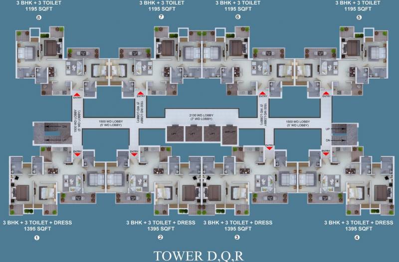  khel-gaon Tower A Cluster Plan