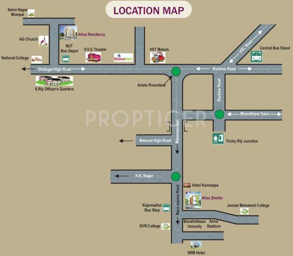afraz-realty shelter Location Plan