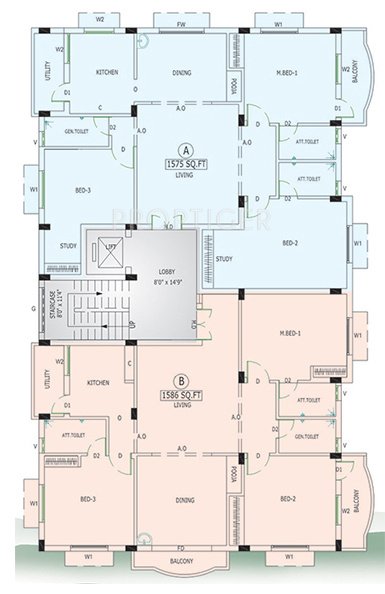 jeyam builders sanjay enclave Sanjay Enclave 3BHK Cluster Plan
