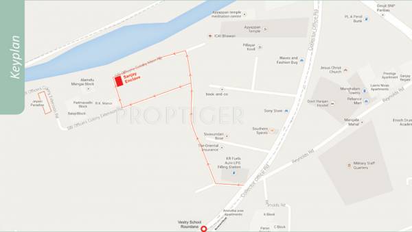 jeyam-builders sanjay-enclave Location Plan