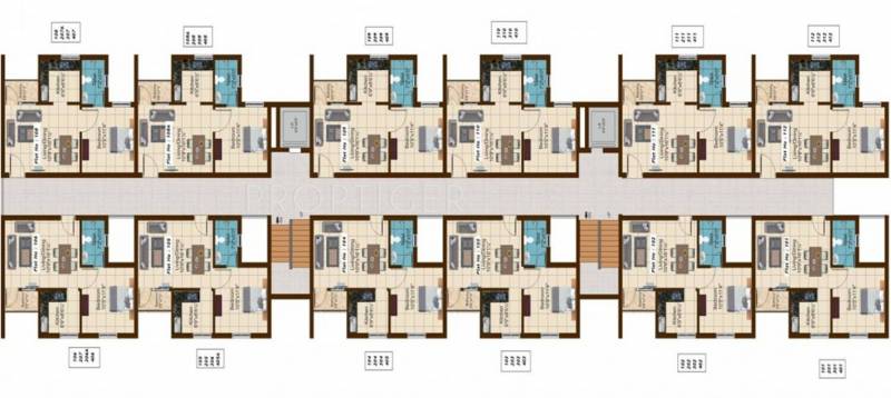 Images for Cluster Plan of Shriram Shreshta Apartments