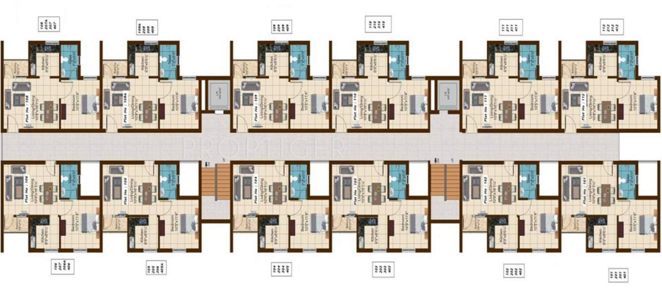 Images for Cluster Plan of Shriram Shreshta Apartments