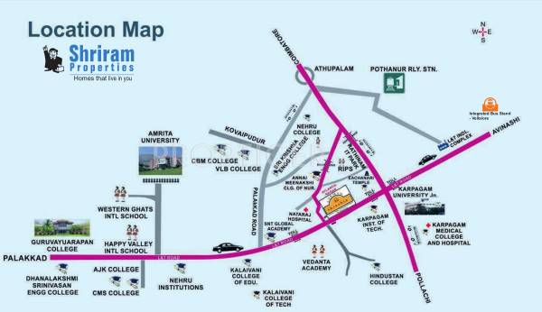 Images for Location Plan of Shriram Shreshta Apartments