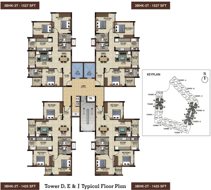 east crest Images for Cluster Plan of Salarpuria Sattva East Crest