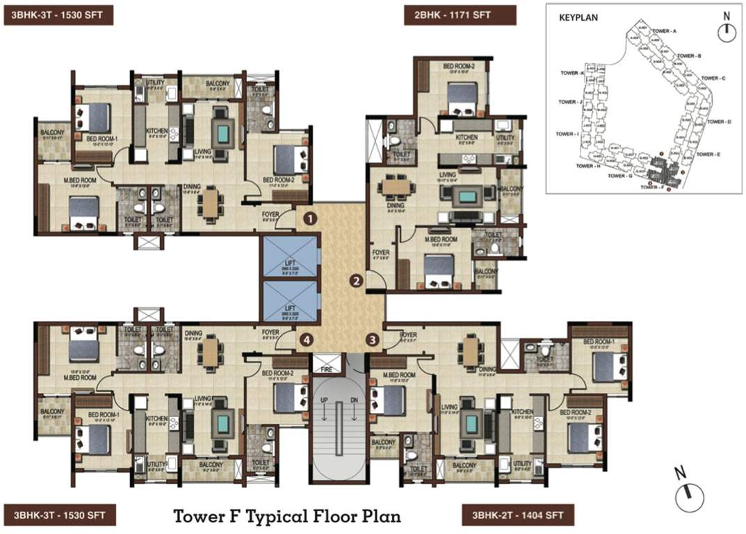 east crest Images for Cluster Plan of Salarpuria Sattva East Crest