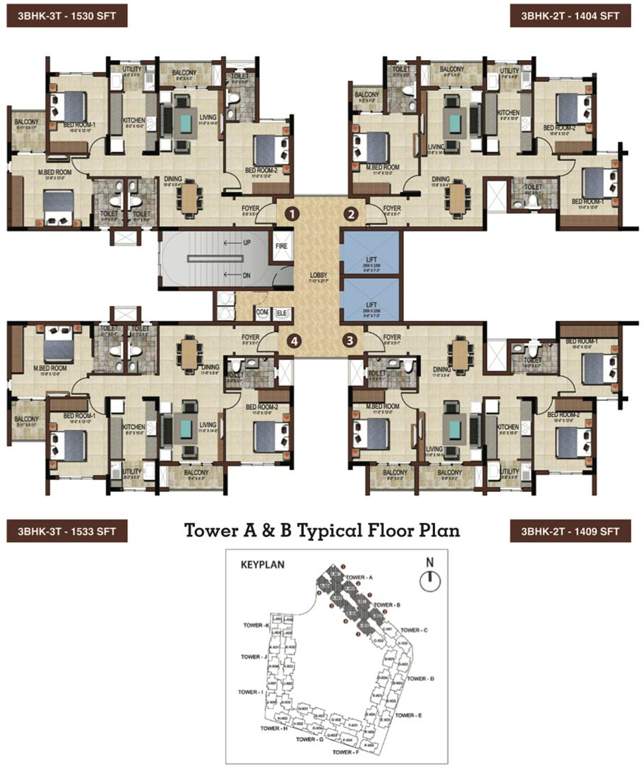 east crest Images for Cluster Plan of Salarpuria Sattva East Crest