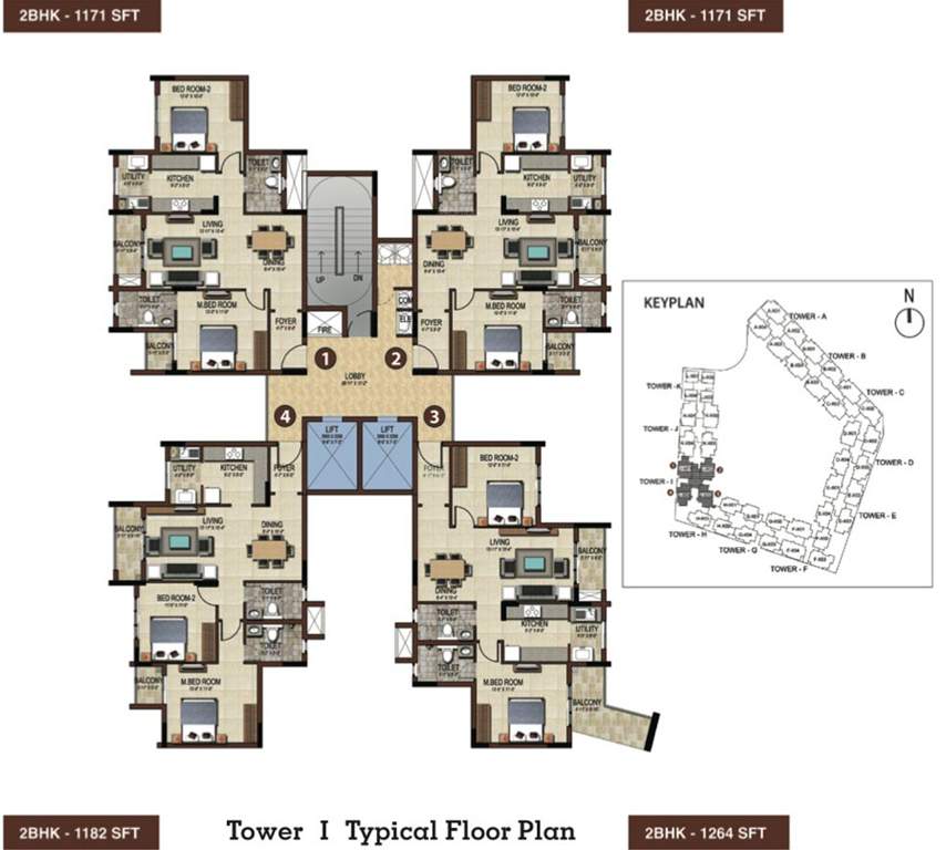 east crest Images for Cluster Plan of Salarpuria Sattva East Crest