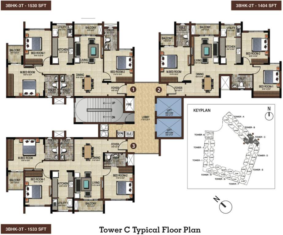 east crest Images for Cluster Plan of Salarpuria Sattva East Crest