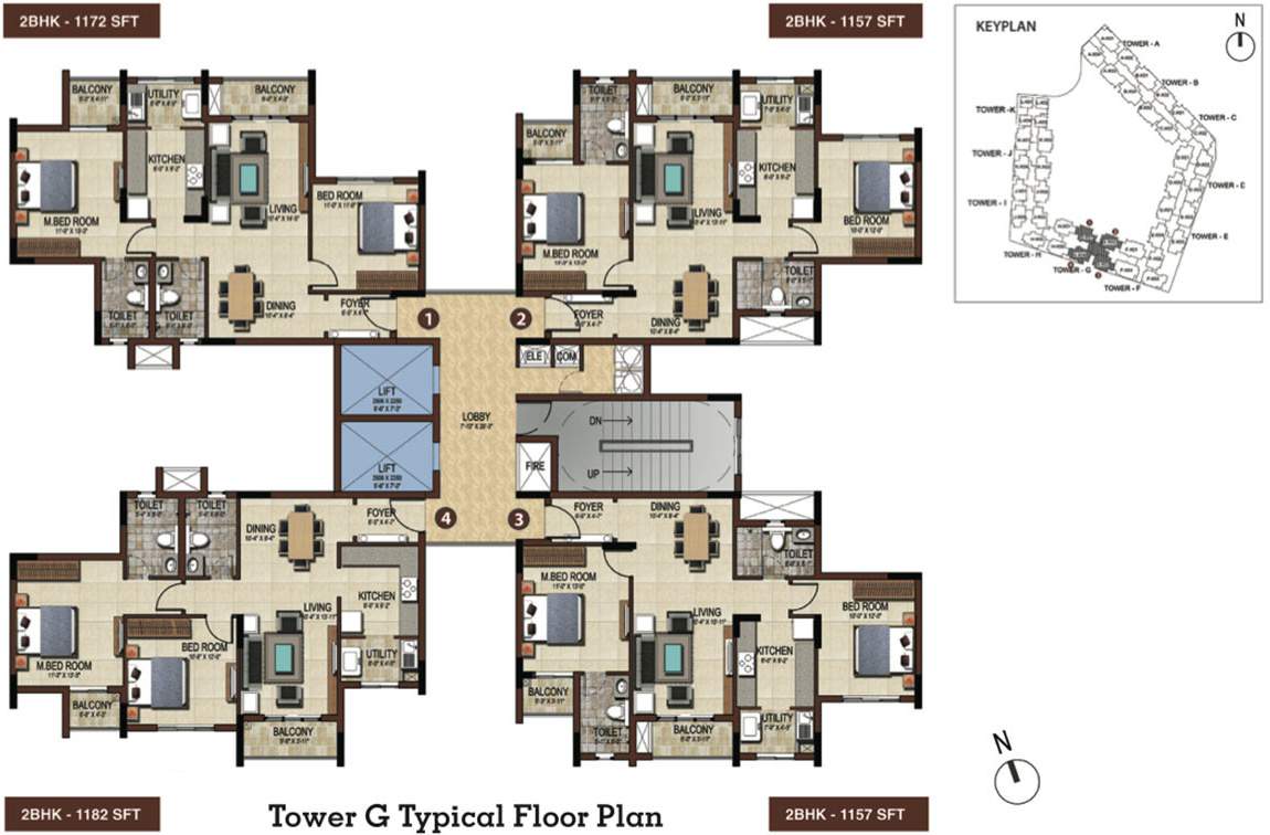 east crest Images for Cluster Plan of Salarpuria Sattva East Crest