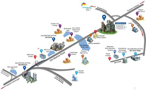 Images for Location Plan of Salarpuria Sattva East Crest east-crest Images for Location Plan of Salarpuria Sattva East Crest