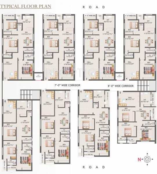 Images for Cluster Plan of PN Aabharana Images for Cluster Plan of PN Aabharana