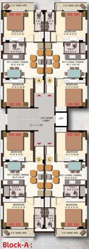  meena-srishti Images for Cluster Plan of GM Meena Srishti