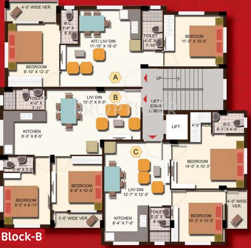  meena-srishti Images for Cluster Plan of GM Meena Srishti